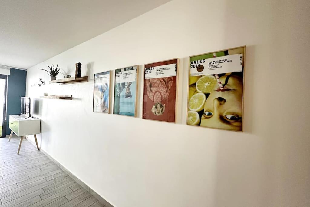 Bel Appart Design 2Ch, Mairie, Pkg, Wifi, Terrasse, Port Marianne Montpellier Exteriör bild